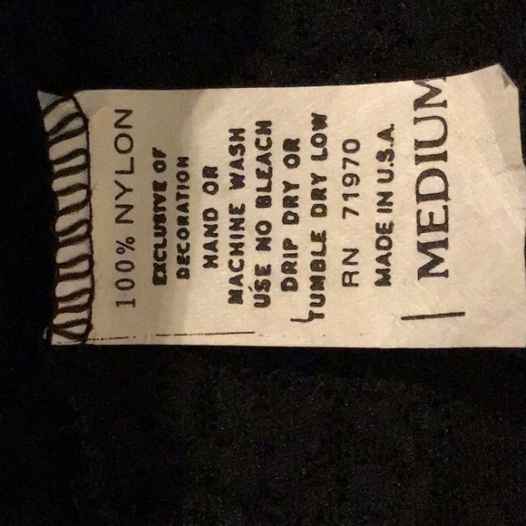 Fun Festive Nightie; Black with red bows & long back double ruffled tails. - Picture 5 of 5